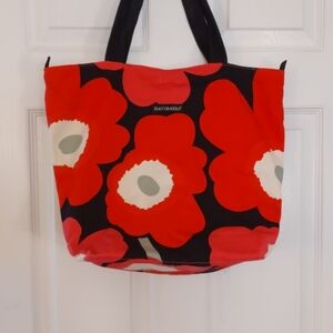 Marimekko Floral Poppy tote bag